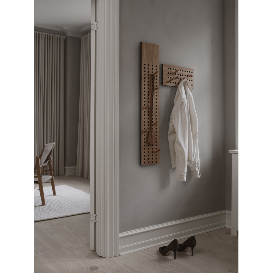 We Do Wood Scoreboard Wandgarderobe 100 cm Vertikale, Eiche Furnier